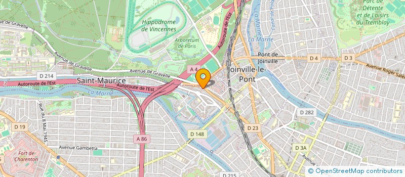 localisation de l'entreprise 488 592 817  à SAINT-MAURICE