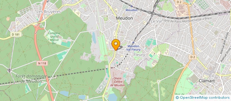 localisation de l'entreprise 488 663 501 à MEUDON