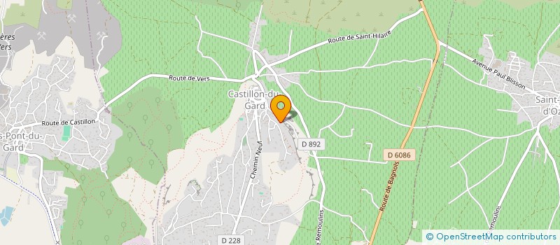 localisation de l'entreprise 488 815 945   VERS-PONT-DU-GARD