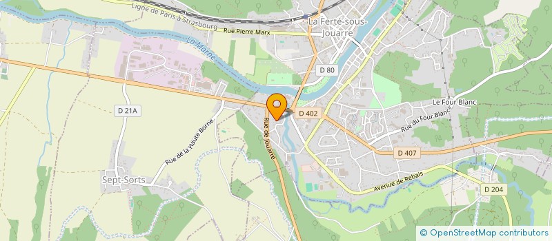 localisation de l'entreprise 488 840 133 à LA FERTE-SOUS-JOUARRE