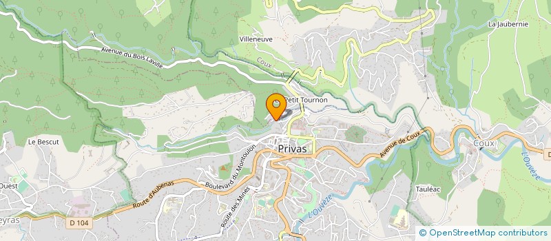 localisation de l'entreprise 488 845 207   BESSEGES