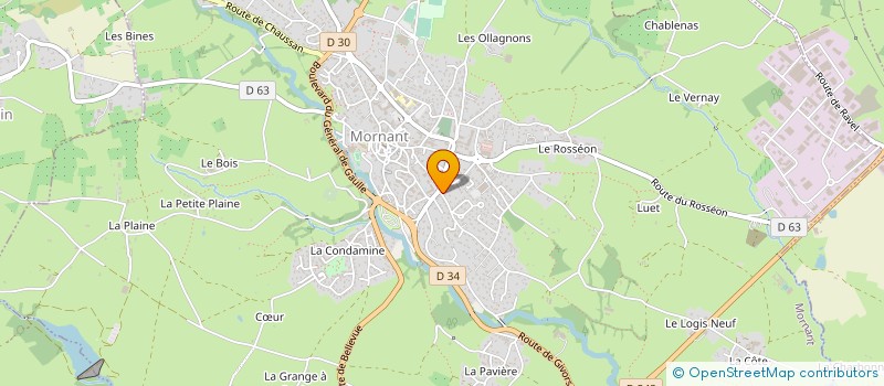 localisation de l'entreprise 488 932 450   MORNANT