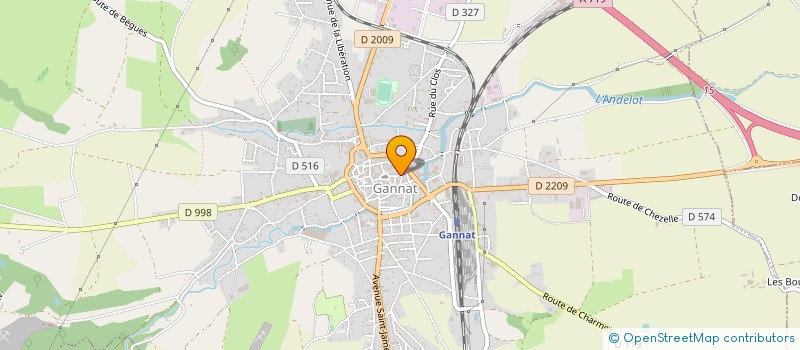 localisation de l'entreprise 488 943 895 à GANNAT