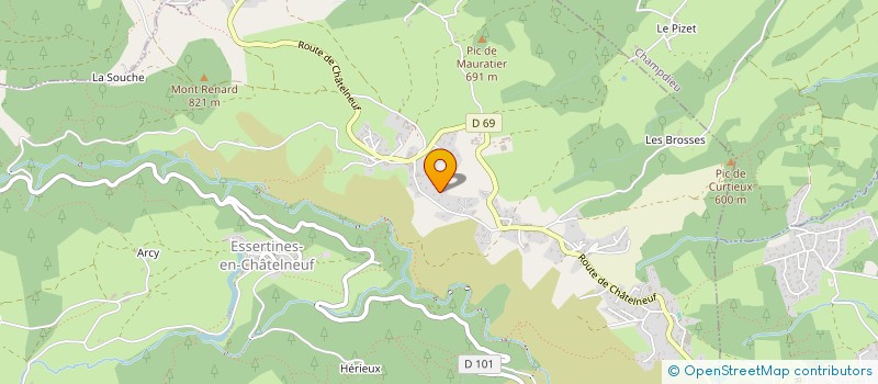localisation de l'entreprise 488 990 862 à ESSERTINES-EN-CHATELNEUF
