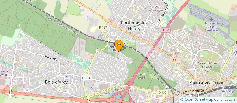 localisation de l'entreprise 489 075 820   BOIS-D'ARCY