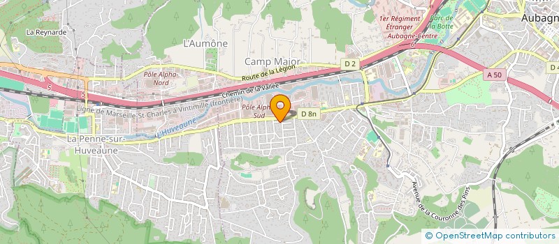 localisation de l'entreprise 489 128 553 à AUBAGNE