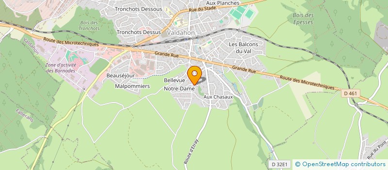 localisation de l'entreprise 489 130 609   VALDAHON