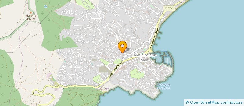 localisation de l'entreprise 489 176 750  à CAVALAIRE-SUR-MER