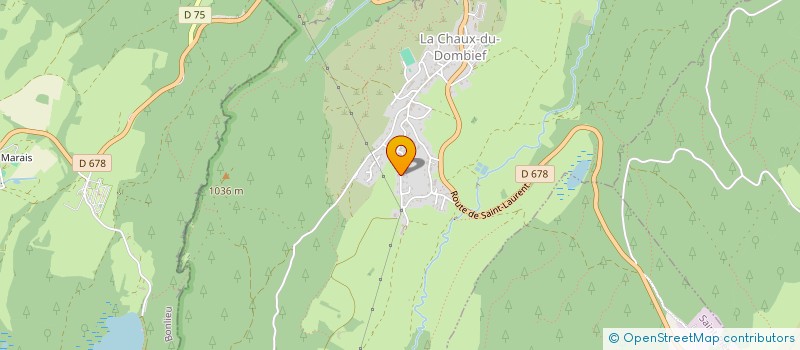 localisation de l'entreprise 489 213 207   LA CHAUX-DU-DOMBIEF