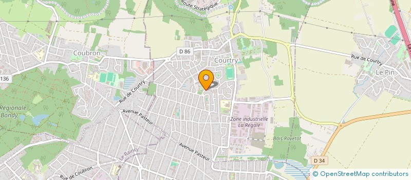 localisation de l'entreprise 489 288 217   COURTRY