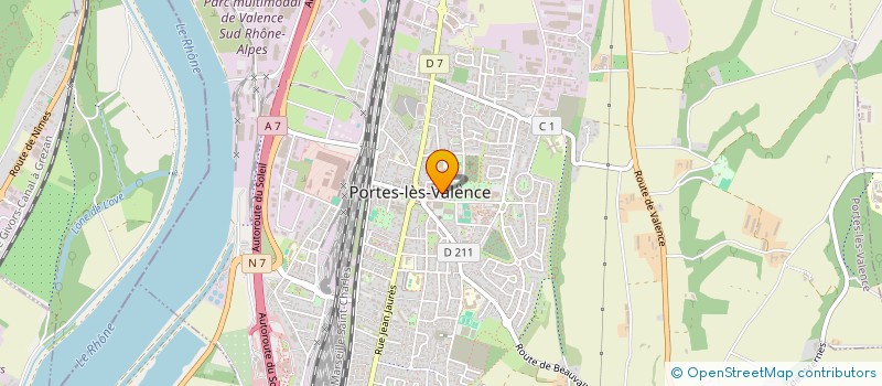 localisation de l'entreprise 489 305 565   PORTES-LES-VALENCE