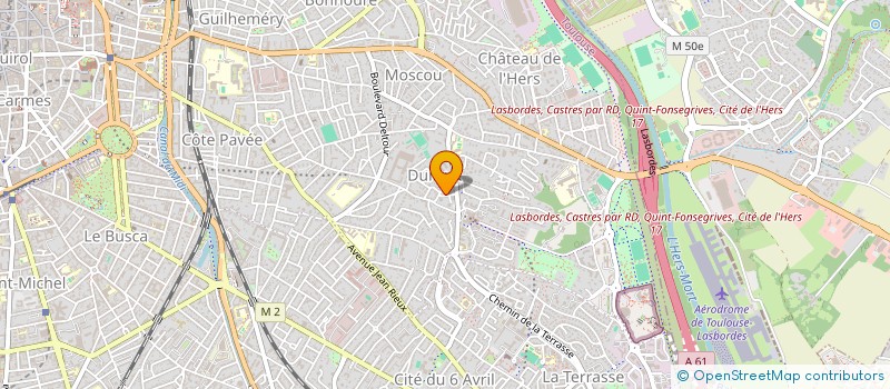 localisation de l'entreprise 489 337 550   TOULOUSE