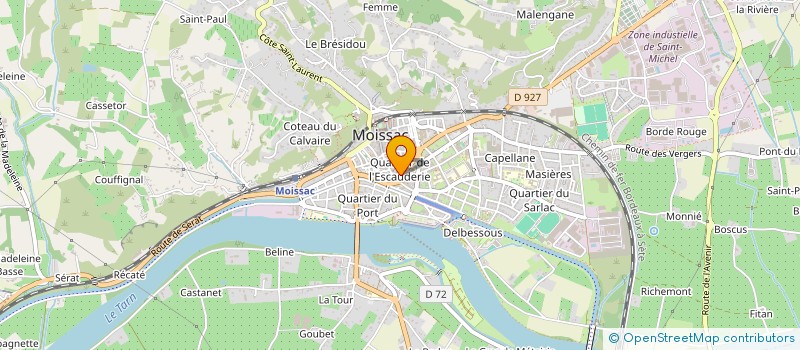 localisation de l'entreprise 489 358 010   MOISSAC