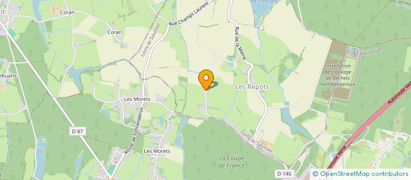 localisation de l'entreprise 489 365 023   LES REPOTS