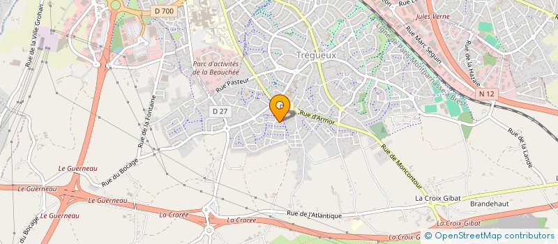 localisation de l'entreprise 489 414 847   TREGUEUX