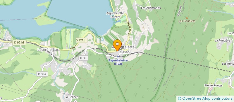 localisation de l'entreprise 489 417 543   AIGUEBELETTE-LE-LAC