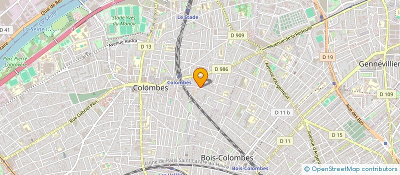 localisation de l'entreprise 489 471 763 à COLOMBES