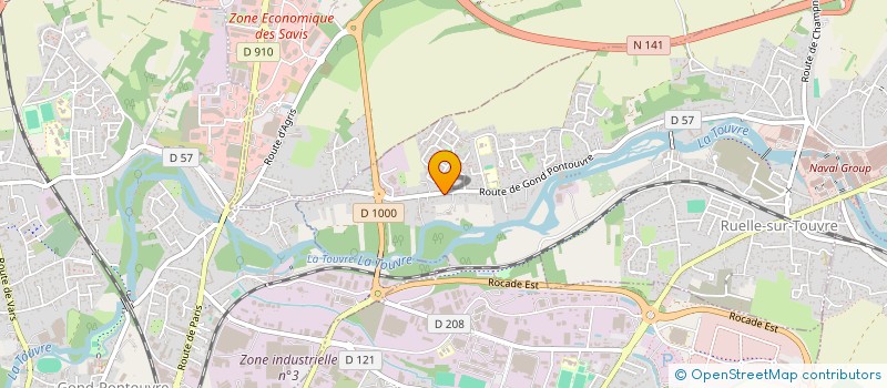 localisation de l'entreprise 489 474 700   RUELLE-SUR-TOUVRE