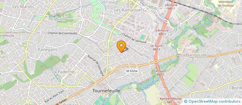 localisation de l'entreprise 489 525 253 à TOURNEFEUILLE