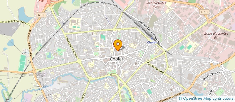 localisation de l'entreprise 489 538 678   CHOLET