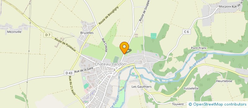 localisation de l'entreprise 489 555 052   CHATEAU-LANDON