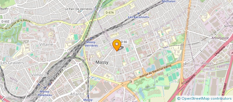 localisation de l'entreprise 489 633 834   MASSY