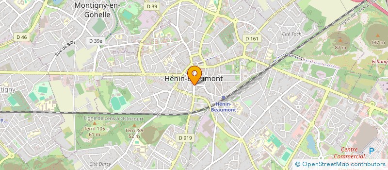 localisation de l'entreprise 489 641 019   HENIN-BEAUMONT