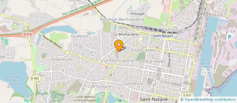 localisation de l'entreprise 489 720 771 à SAINT-NAZAIRE