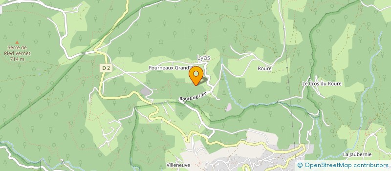 localisation de l'entreprise 489 734 608   LYAS