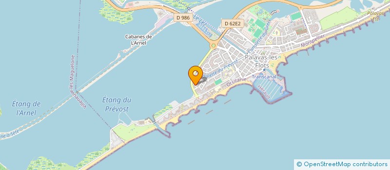 localisation de l'entreprise 489 796 359  à PALAVAS-LES-FLOTS