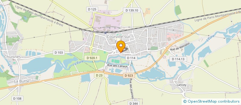 localisation de l'entreprise 489 813 303 à COURVILLE-SUR-EURE