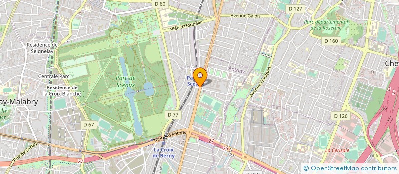 localisation de l'entreprise 489 853 127  à ANTONY