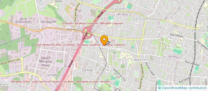 localisation de l'entreprise 489 867 341   MERIGNAC