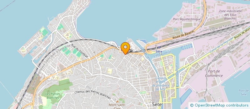 localisation de l'entreprise 489 910 612   SETE