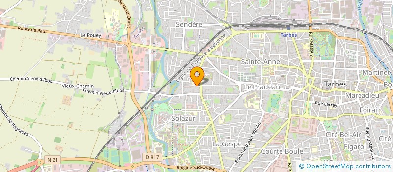 localisation de l'entreprise 489 917 948   SAINT-SAUD-LACOUSSIERE