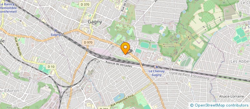 localisation de l'entreprise 489 920 611 à GAGNY