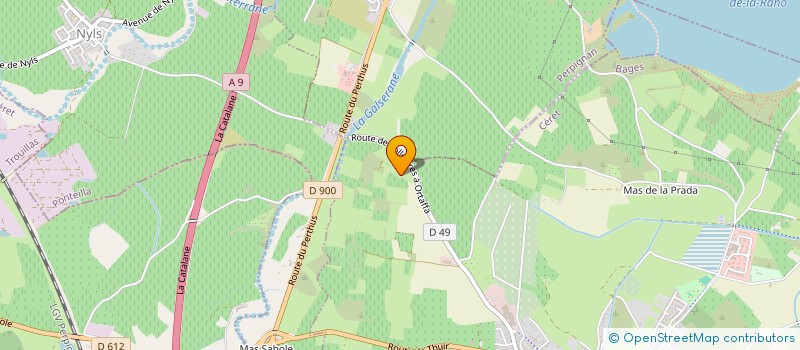 localisation de l'entreprise 489 945 840   BAGES