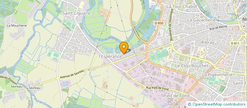 localisation de l'entreprise 489 964 783 à NIORT