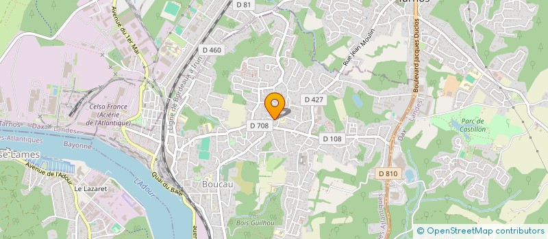 localisation de l'entreprise 489 965 202 à BOUCAU
