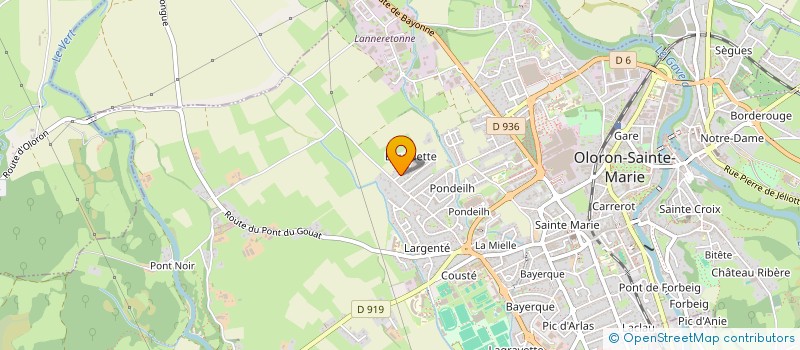 localisation de l'entreprise 489 985 986   OLORON-SAINTE-MARIE