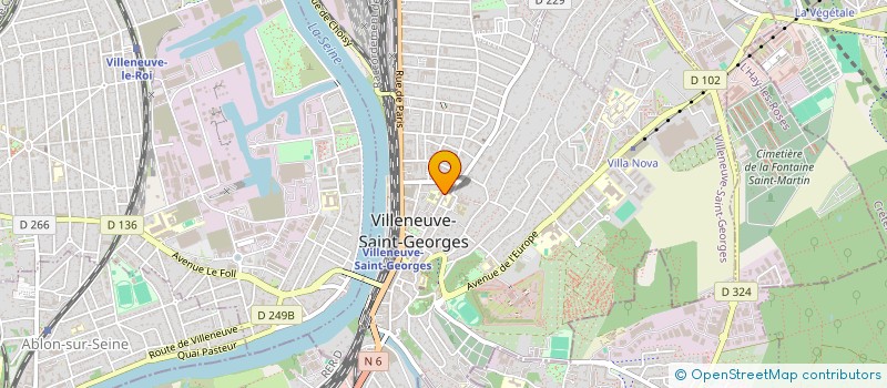 localisation de l'entreprise 49 JANIN  VILLENEUVE-SAINT-GEORGES