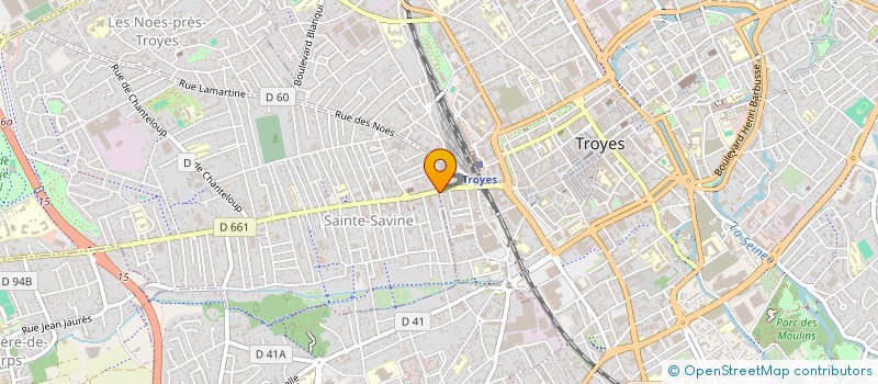 localisation de l'entreprise 49 VOLTAIRE à TROYES