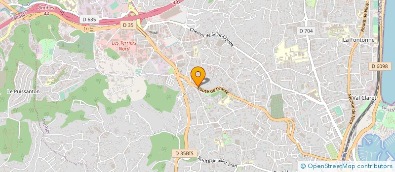 localisation de l'entreprise 490 072 949 à ANTIBES
