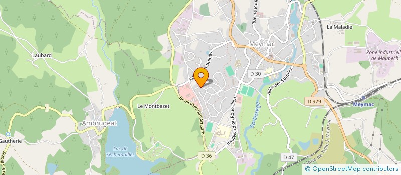 localisation de l'entreprise 490 094 513   MEYMAC