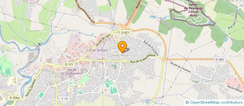 localisation de l'entreprise 490 108 719   DAVEZIEUX