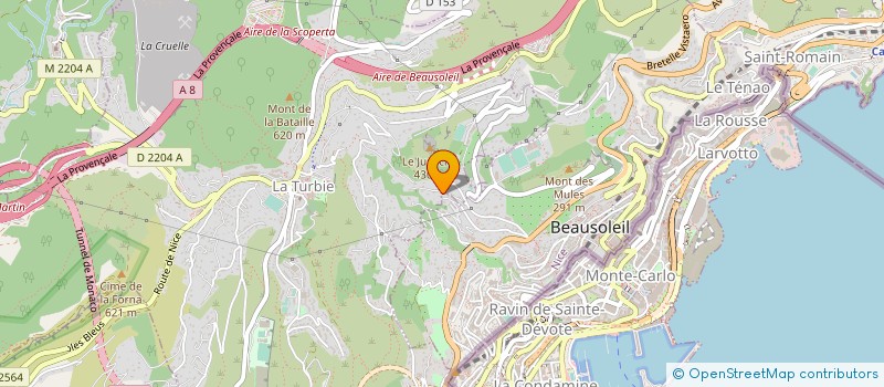 localisation de l'entreprise 490 116 977 à LA TURBIE