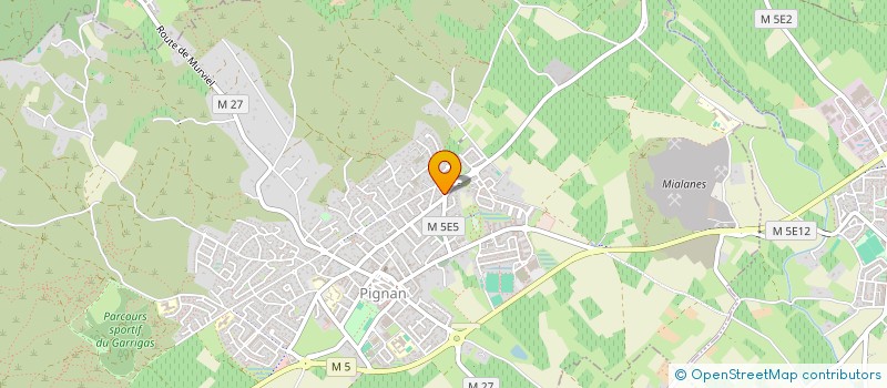 localisation de l'entreprise 490 144 490 à PEZENAS