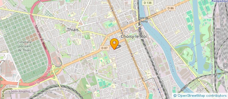 localisation de l'entreprise 490 220 621 à CLAMART