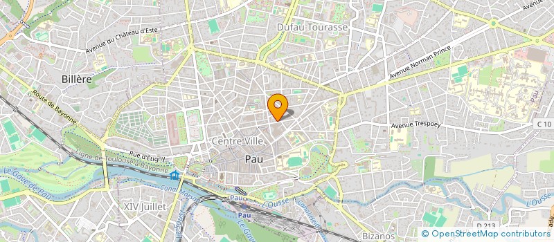 localisation de l'entreprise 490 273 828  à PAU