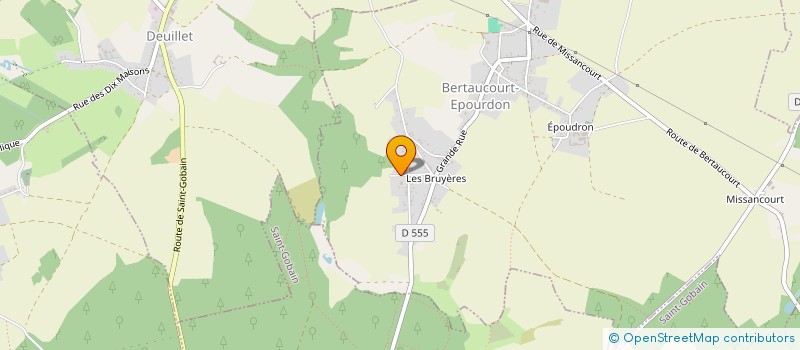 localisation de l'entreprise 490 305 026   BERTAUCOURT-EPOURDON